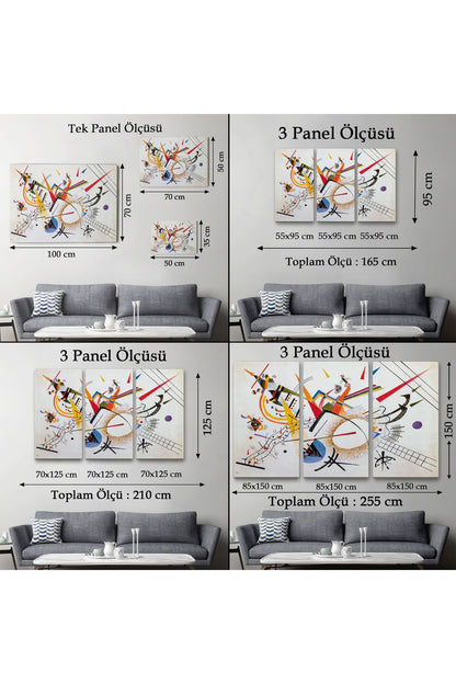 Renkli Gerçeküstü Dekoratif Duvar Tablosu-6615