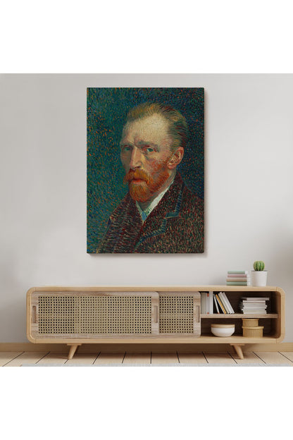 Vincent Van Gogh'un Portresi 1887 Kanvas Tablo-5114