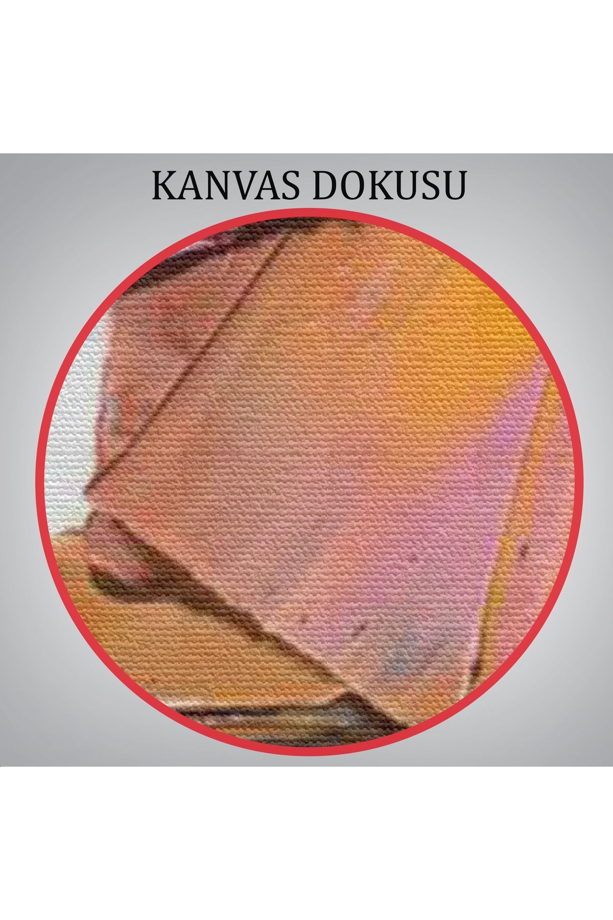 Fırça Darbesi İnsan Yüzü Kanvas Tablo, Soyut Kadın Yüzü Portresi Kanvas Tablo-5210