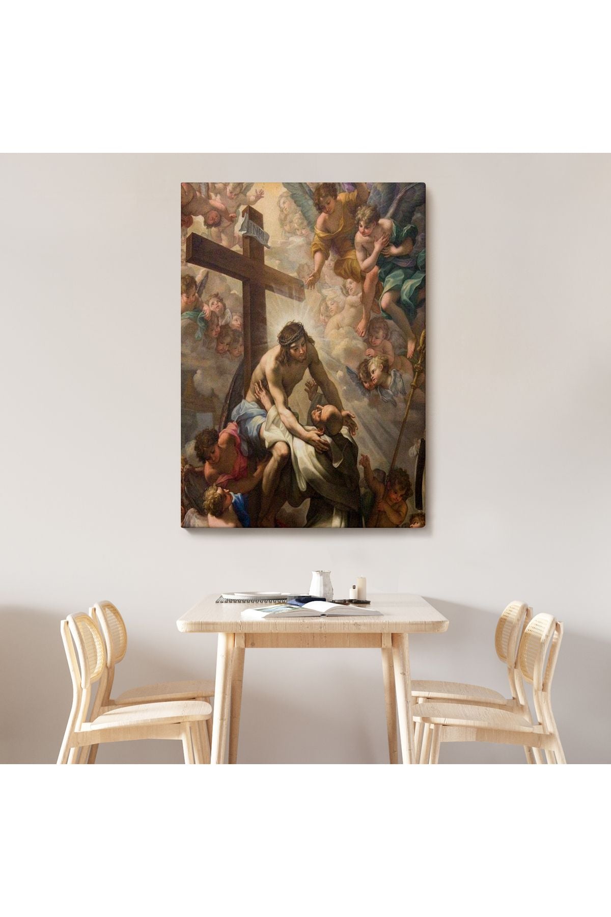 Kanvas Tablo, Duvar Dekoru, Hristiyan Hediyesi Agape 6247 BUNGKNV