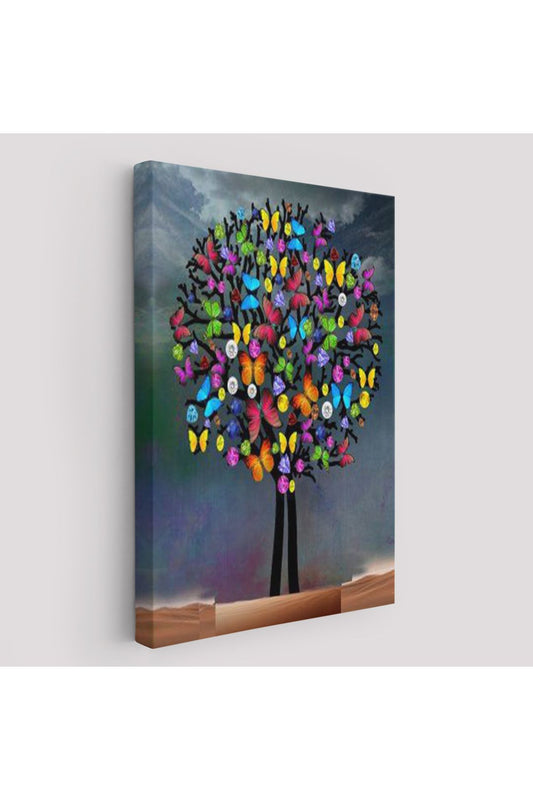 Kanvas Tablo, Duvar Dekoru, Kelebek Ağacı 6050 BUNGKNV