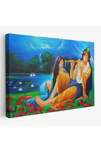 Hindistanlı Aşıklar Dekoratif Duvar tablosu-3472