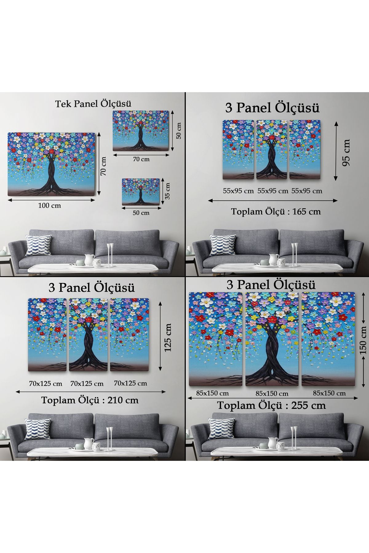 Çiçeklerin Senfonisi Tablosu -6567