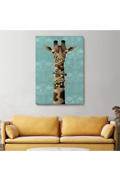 Sosyetik Zurafa Duvar Tablosu -6170