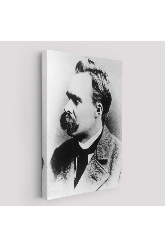 Friedrich Nietzsche Siyah Beyaz Dekoratif Kanvas Tablo-5963