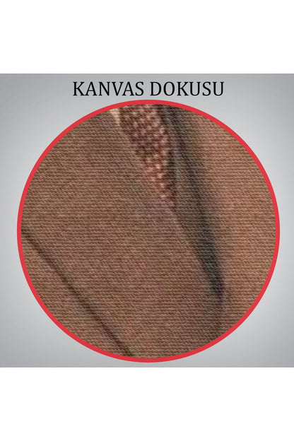 Atatürk Portre Tablosu Mustafa Kemal Atatürk Dikdörtgen Dekoratif Kanvas Tablo-FN-137