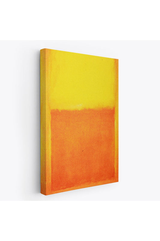 Mark Rothko Turuncu Sarı Eseri Kanvas Tablo-5107
