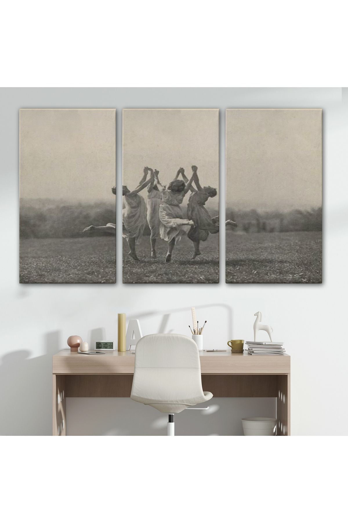 Özel Tasarım İsviçreli Fotoğrafçı Frederick Boissonnas Dans Eden Kadınlar Tablosu-6656