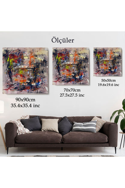 Soyut Kanvas Tablo-5903
