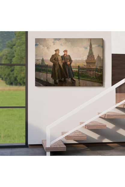 Kremlin'de Stalin ve Voroshilov Tablosu