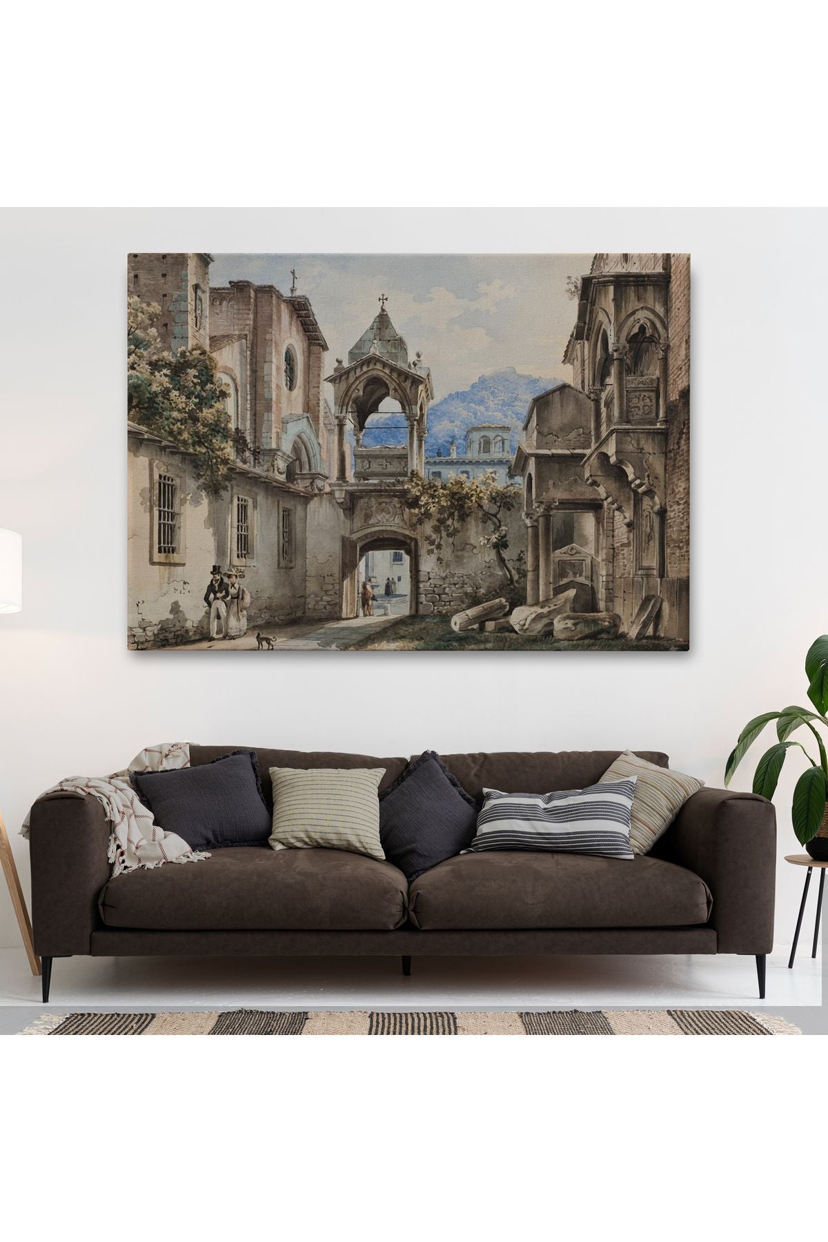 Eski Hollanda Şehir Manzarası Duvar Tablosu-1222