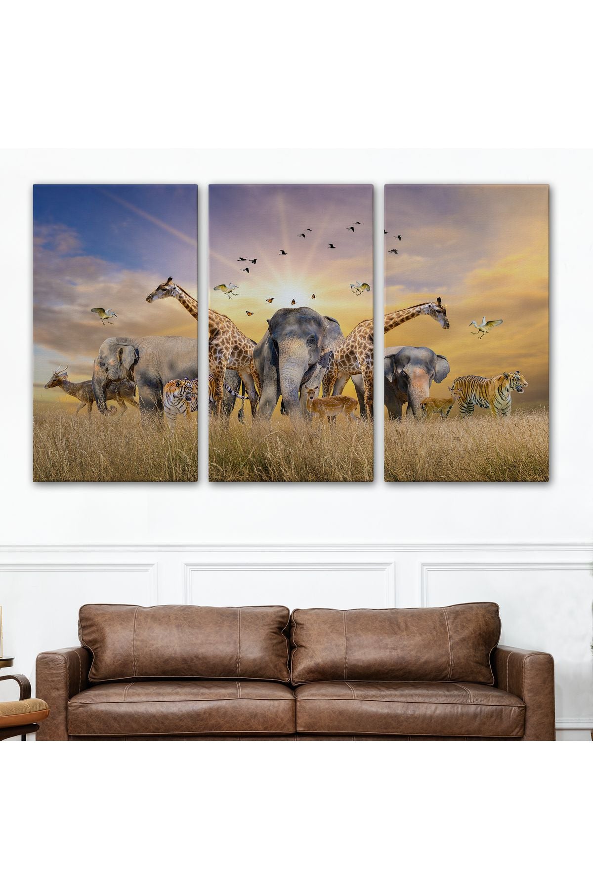 YB Hayvanlar Alemi Dekoratif Kanvas Tablo 1180