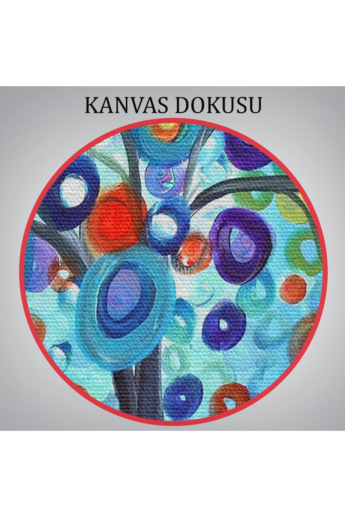 Sürreal Ağaçtaki Renkler Senfonisi Tablosu-6626