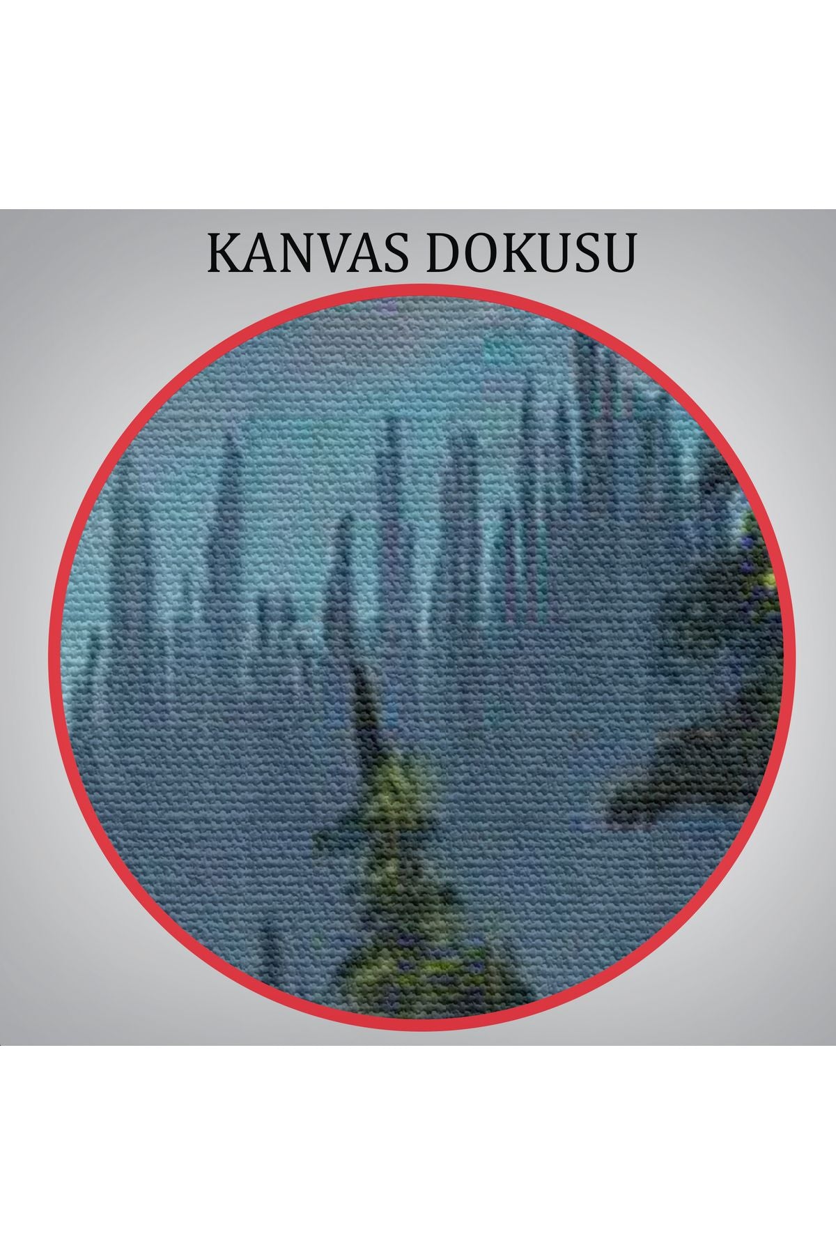 Rusya Dağ ve Akarsu Manzaralı Dekoratif Duvar Tablosu-6115