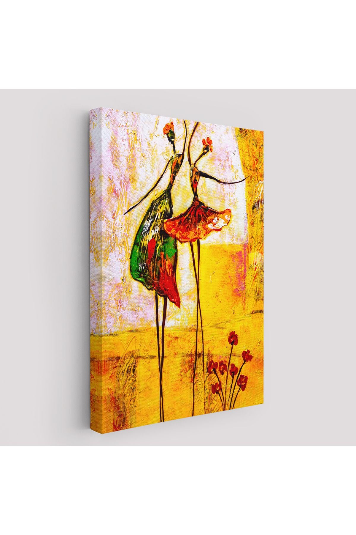 Tshp seri001 Dans Eden Kadınlar Kanvas Tablo-5982