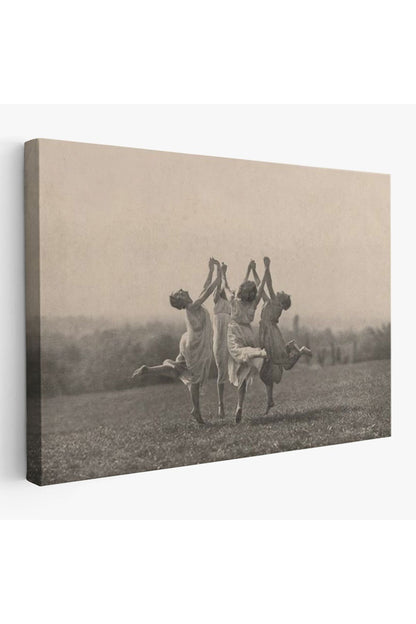 Özel Tasarım İsviçreli Fotoğrafçı Frederick Boissonnas Dans Eden Kadınlar Tablosu-6656