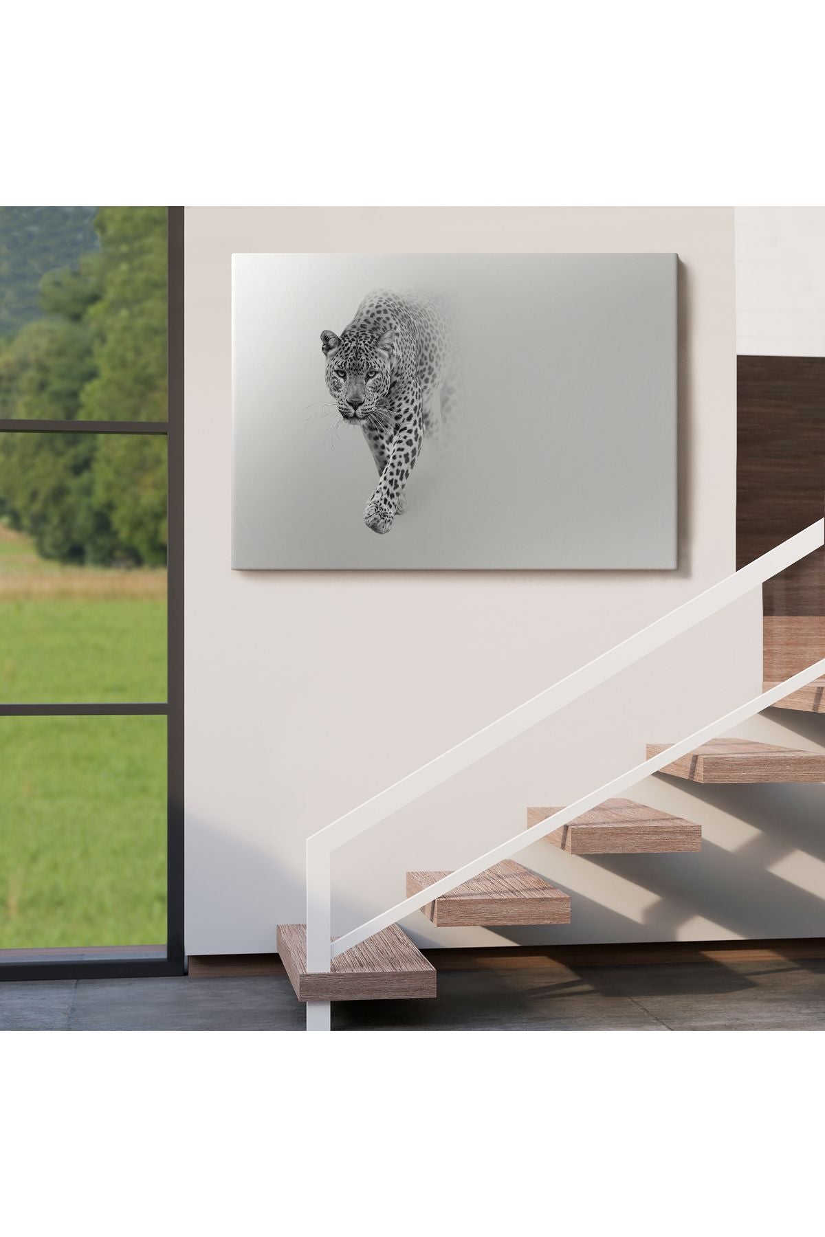 Leopar Dekoratif Kanvas Tablo 1154