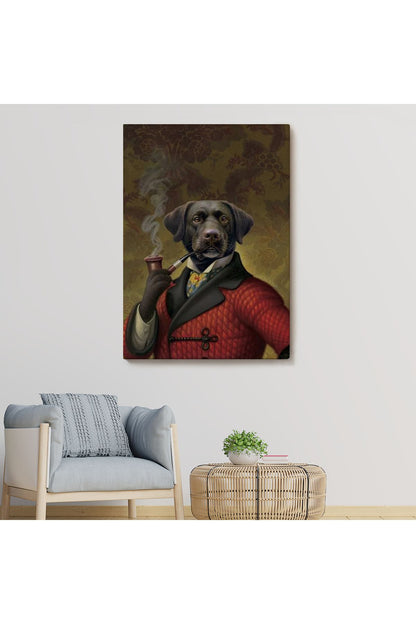 Pipo İçin Köpek Duvar Tablosu-6032