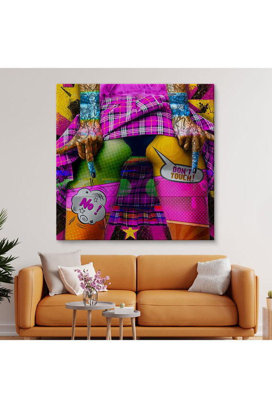 Don’t Touch Yazan Sexi Tablo Pop Art-5891