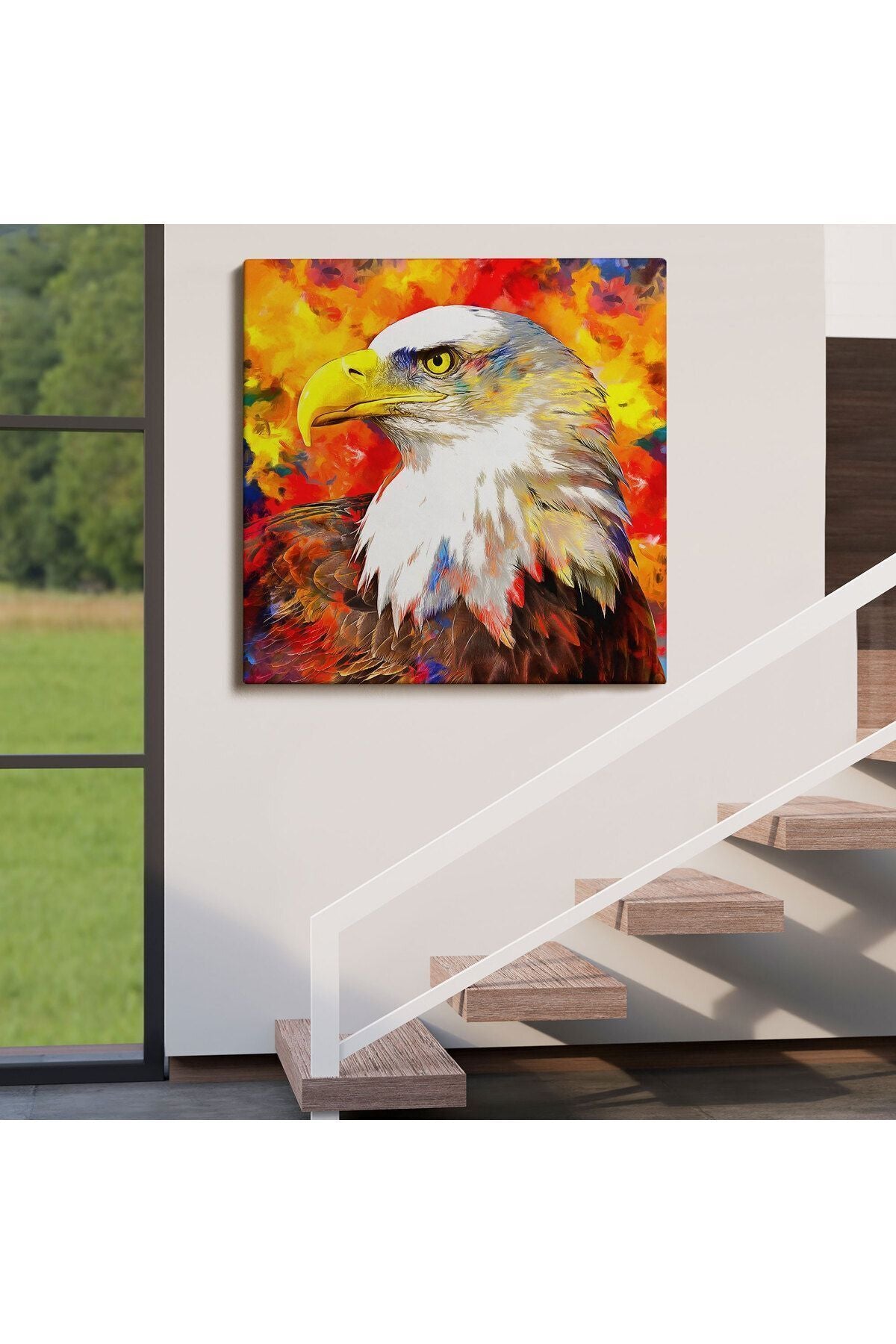 Yağlı Boya Kartal Kanvas Tablo-5909