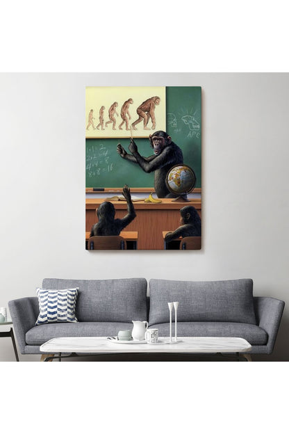 İnsanın Tersine Evrimine Anlatan Manmun Tablosu-6265