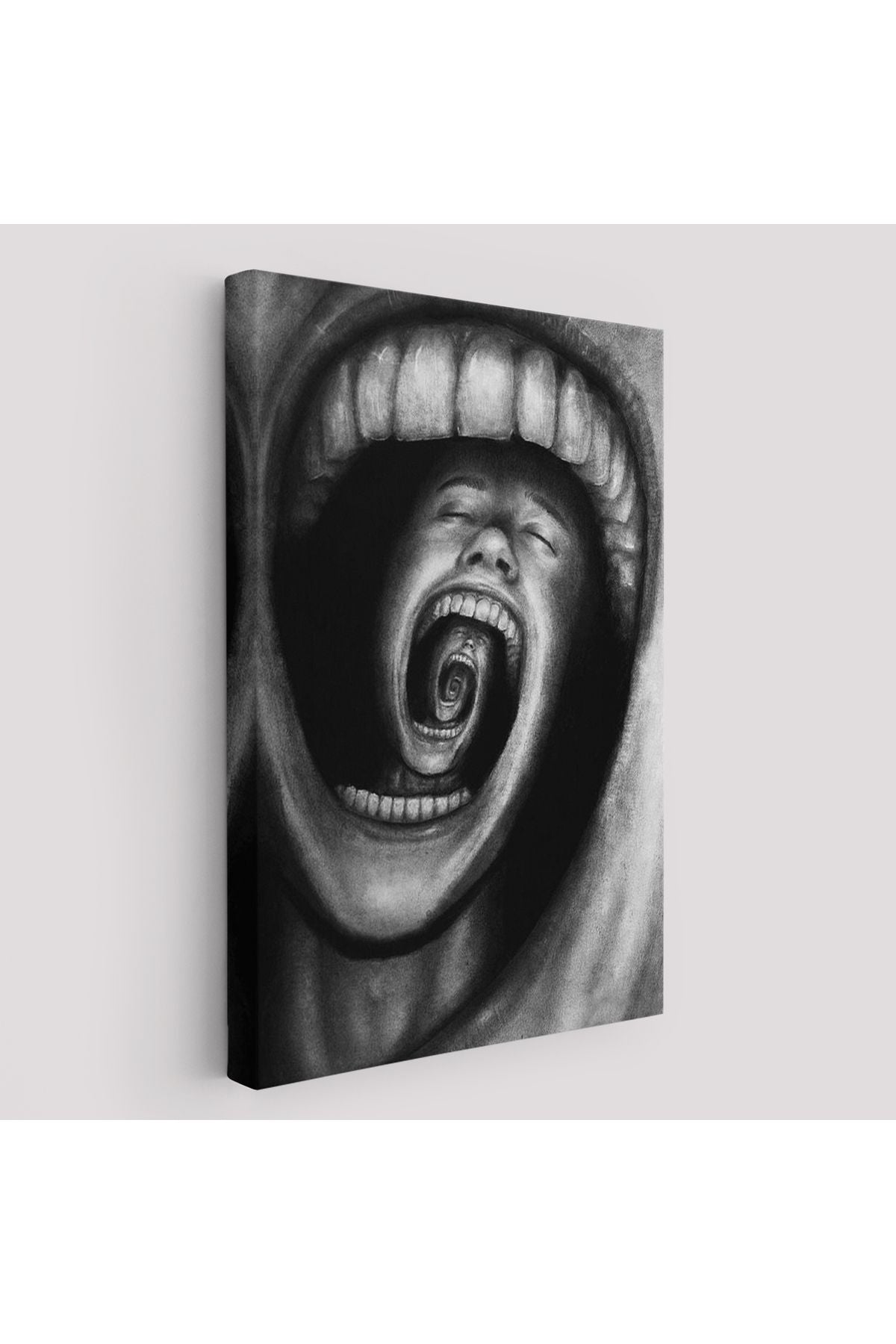 Depresyon ve Ruh Sağlığı Sanatı Duvar Sanatı Kanvas Tablo-5223