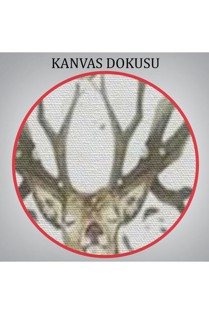 emn seri001 Yaprak Boynuzlu Geyik Tablosu-6133