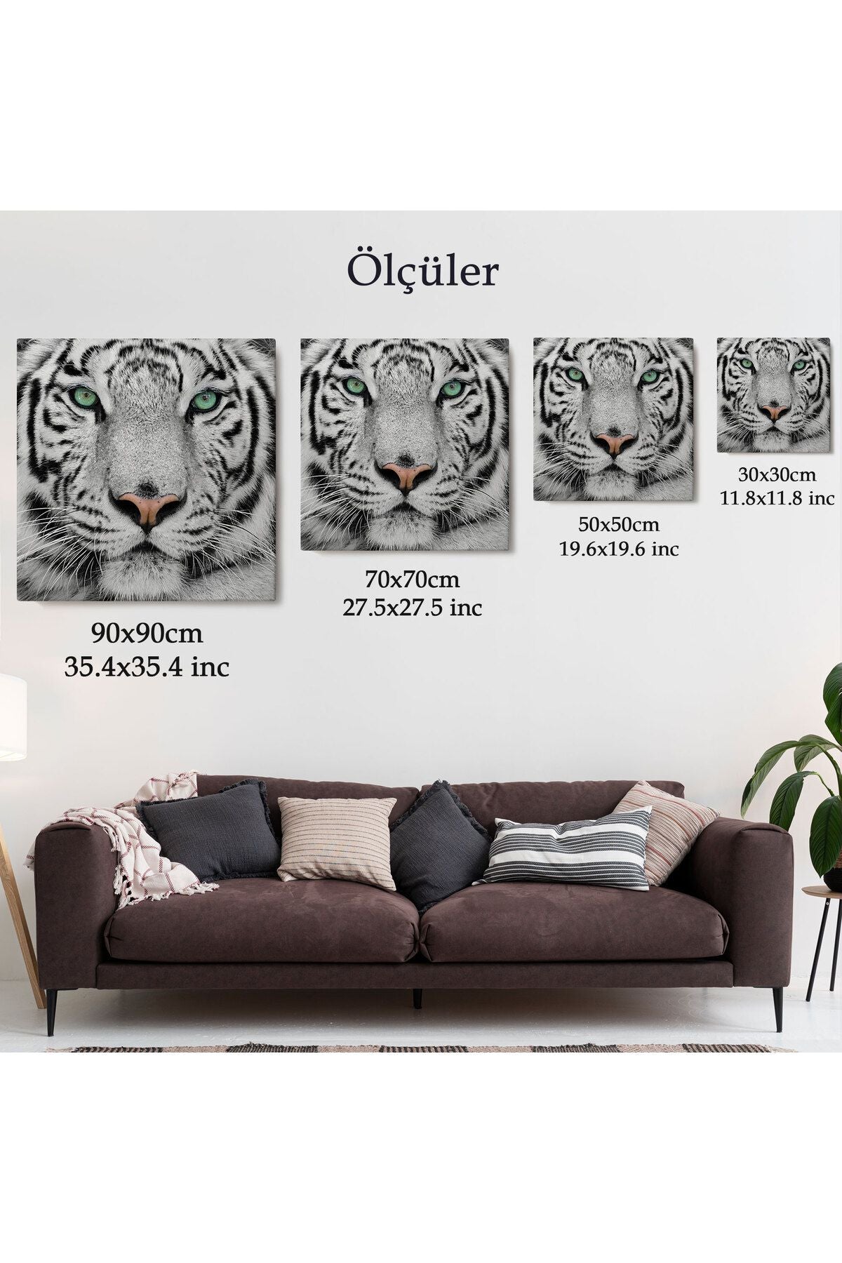 Kaplan Dekoratif Kanvas Tablo-5807