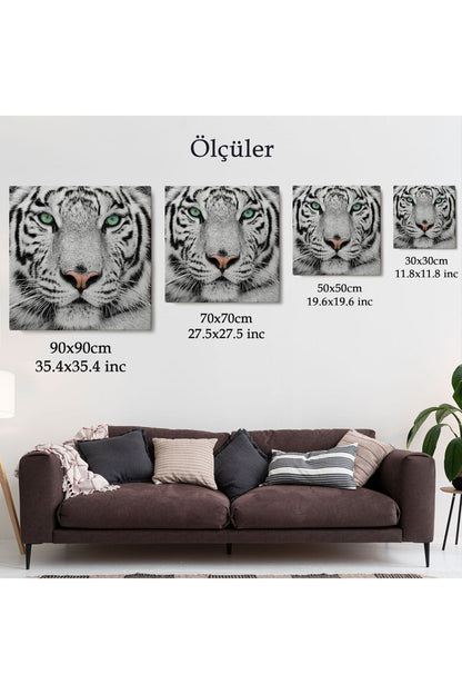 Kaplan Dekoratif Kanvas Tablo-5807