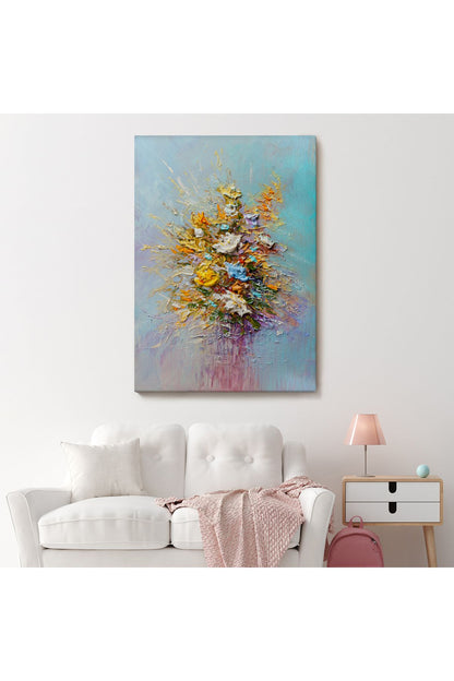 Yağlıboya Çiçek Sanatı Tablosu-5927