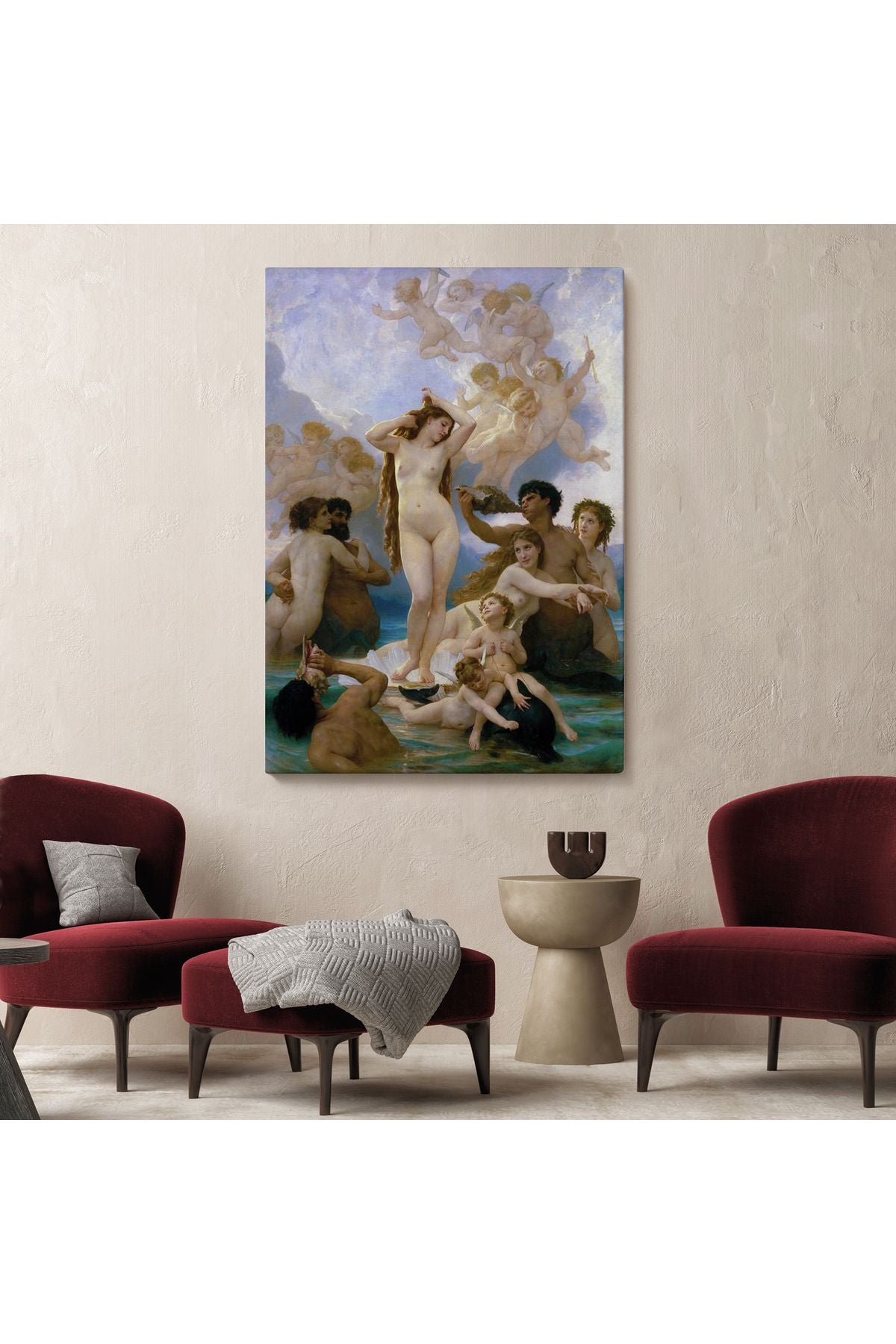Venüs'ün Doğuşu La Naissance de Vénus Duvar Tablosu-6027