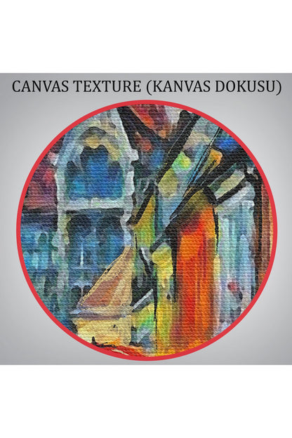 Kiev Ukrayna Sokak Manzarası Duvar Tablosu-1213