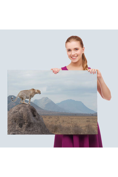 Leopar Dekoratif Kanvas Tablo -1127