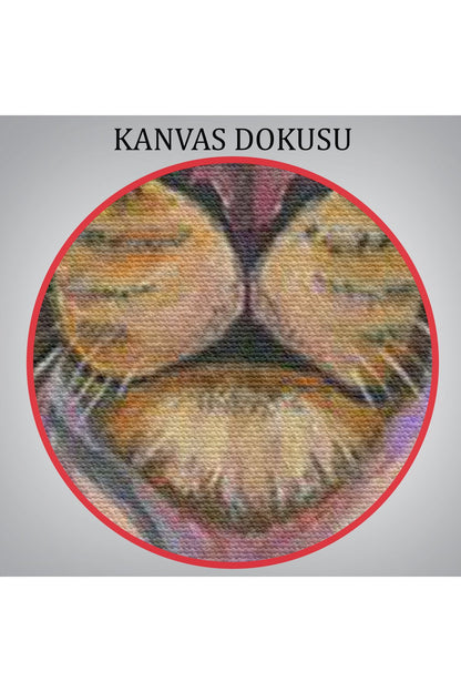 Tüketim Bağımlısı Sosyetik Kaplan Duvar Tablosu-6162