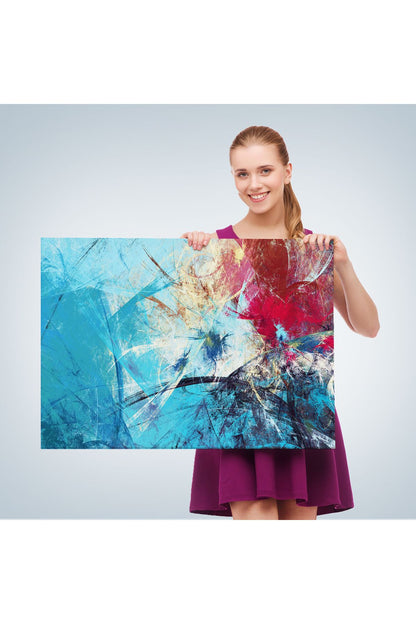 Soyut Yağlıboya Görünüm Dekoratif Kanvas Duvar Tablo-3502