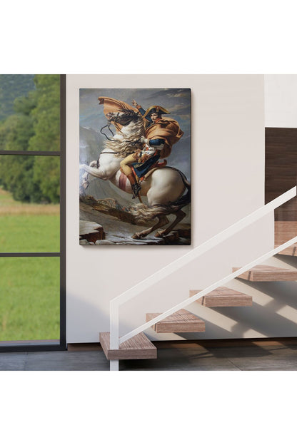 Bonaparte Franchissant le Grand-Saint-Bernard Tablosu-6296