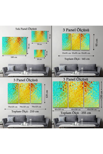 Sürreal Renkler Senfonisi Tablosu-6636