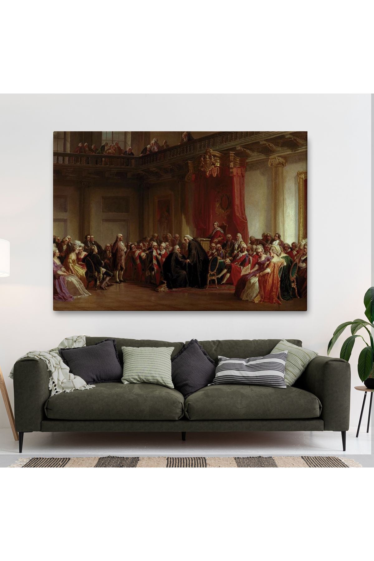 Benjamin Franklin Danışma Meclisi Huzuruna Çıkıyor Tablosu-6542