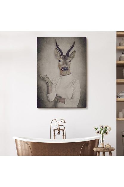 Ceylan Kafalı İnsan Kanvas Tablo-4983