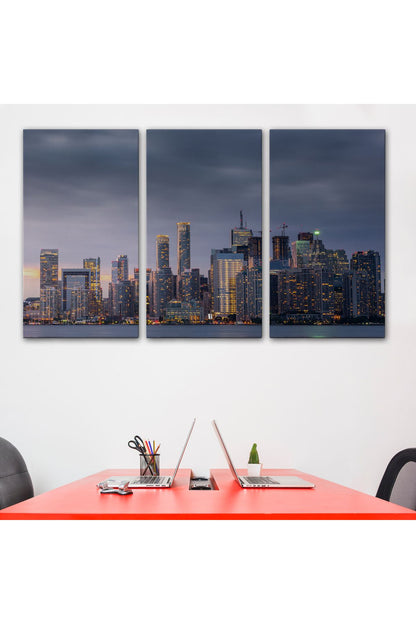 Kanada Toronto Manzarası Kanvas Tablo-5080