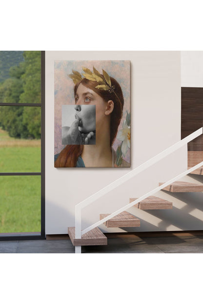 Özel Tasarım, Dekortif BaskıAntik Yunan Rönesans Komik Tablosu -6366