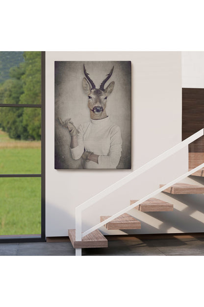 Ceylan Kafalı İnsan Kanvas Tablo-4983