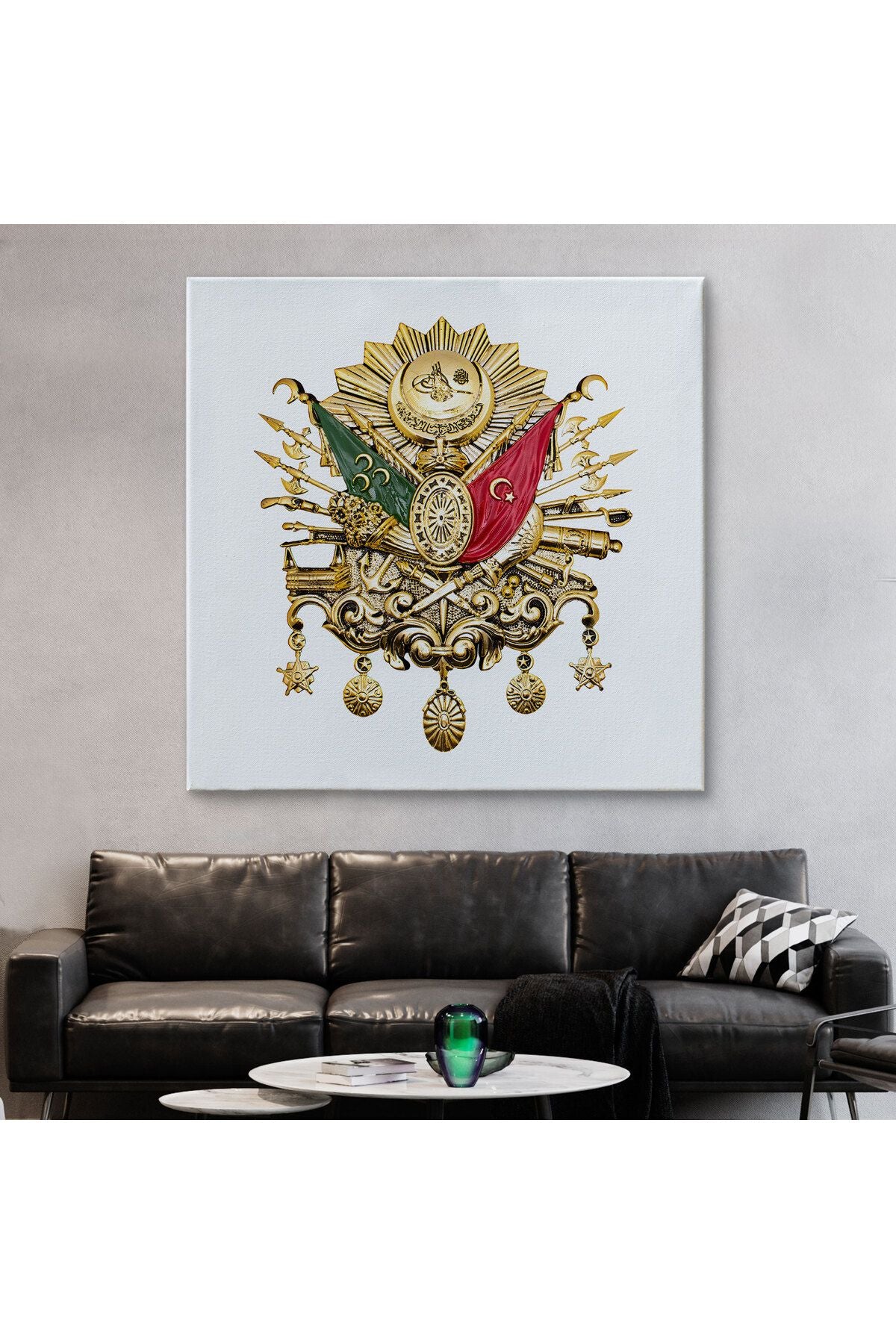 Osmanlı Tuğrası Dekoratif Kanvas Tablo-5805