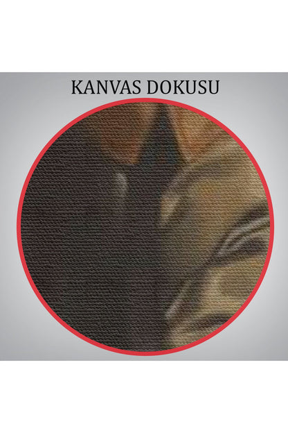 Tarlada Yürüyen Mustafa Kemal Atatürk Duvar Tablosu-6132