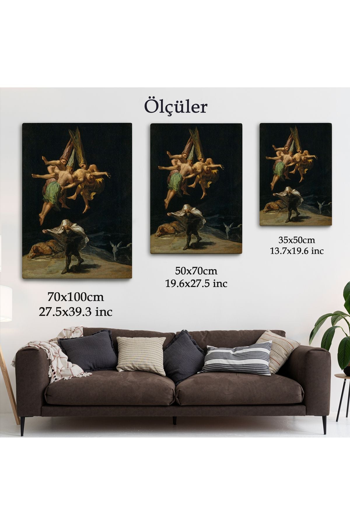 Cadıların Uçuşu Duvar Tablosu, Witches Flight-6173