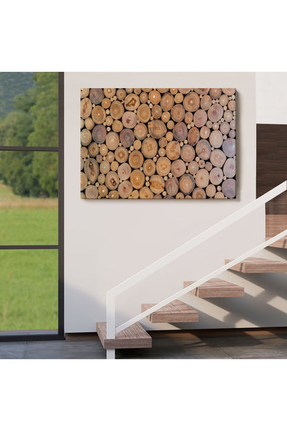 Odun Kütükler Kanvas Tablo-5078