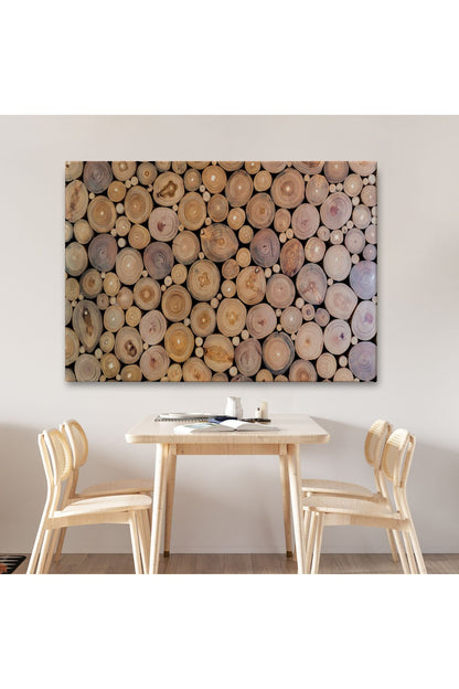 Odun Kütükler Kanvas Tablo-5078