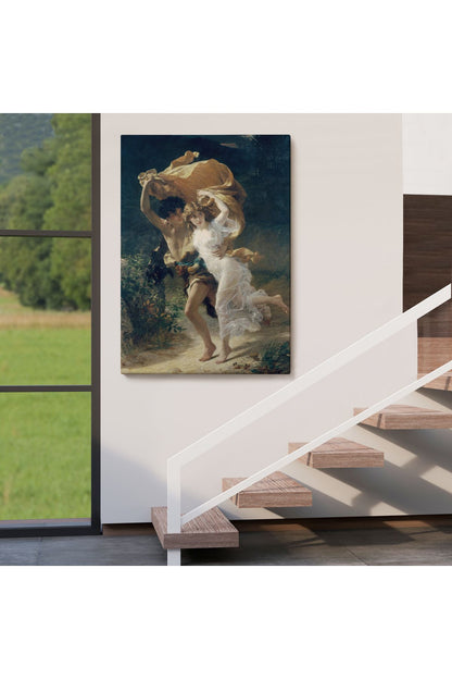 Dekoratif Kanvas Tablo, Duvar Tablosu-Fırtına Eseri Pierre Auguste Cot 6476