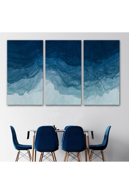 Dinlendirici Okyanus Renkleri Modern Kanvas Tablo-5053