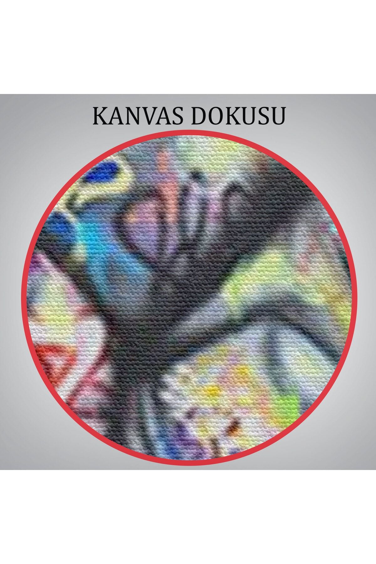 Sokak Graffiti Duvar Sanatı Kanvas Tablo, Banksy Renkli Graffiti Pop Art-5338